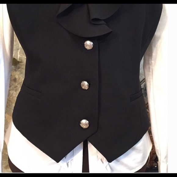 COPY - RalphLauren 🌹stunning executive ruffle equestrian chic vest - Picture 4 of 10